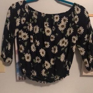 Flowers off the shoulder